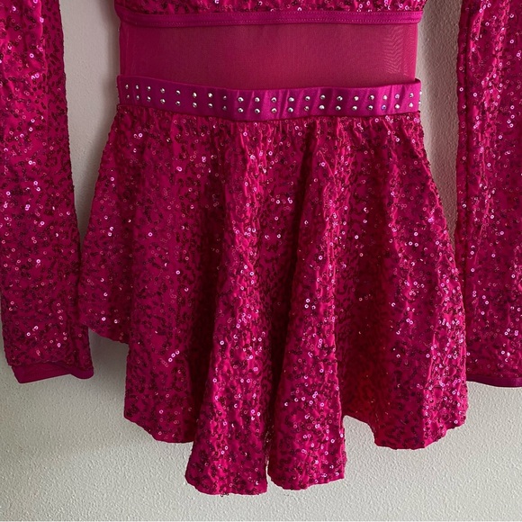 Weissman Crazy What Love Can Do 14913 Sequin Jazz Solo Dance Ice Skating Costume - Picture 8 of 12